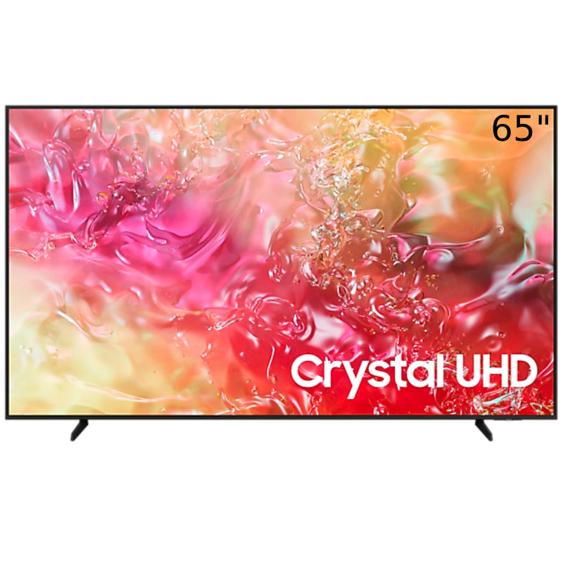 Samsung 65 Inch Crystal UHD 4K Smart TV, DU7000 - Black