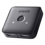 Anker HDMI Switch 2 in 1 Out, 4K HDMI - Black