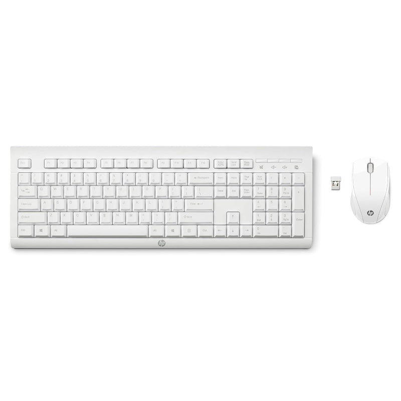 HP C2710 Wireless Keyboard & Mouse - White