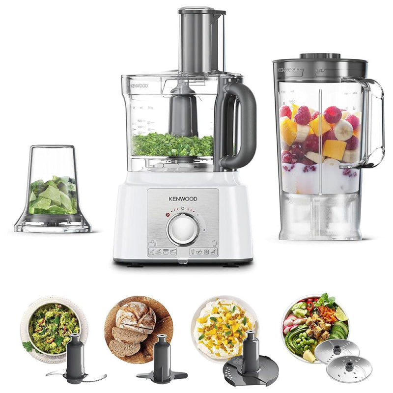 Kenwood Food Processor Multipro Express, 1000 Watt, FDP65.400WH - White