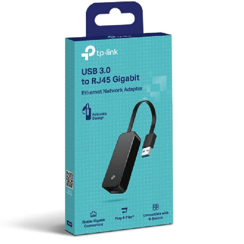 TP-Link UE306 USB 3.0 to Gigabit Ethernet Network Adapter switch - Black