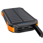 Choetech B658 10,000mAh Solar Power Bank - Black