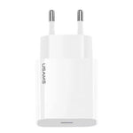 Usams CC118 PD Fast Charging Travel Charger, 20W - White