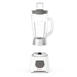 Moulinex Blender With Grinder, 450 Watt, 1.5 Liter, LM2B2126 - White