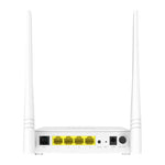 Tenda V300 N300 Wi-Fi VDSL2 Modem Router, 4 Ports, 2 Antenna, 300Mbps - White