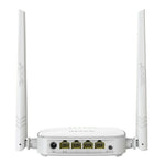 Tenda N301 Wireless N300 Easy Setup Router, 4 Ports, 2 Antenna, 10/100Mbps - White