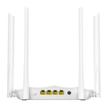 Tenda AC5 AC1200 Dual Band WiFi Router, 3 Ports, 4 Antenna, 1200Mbps - White
