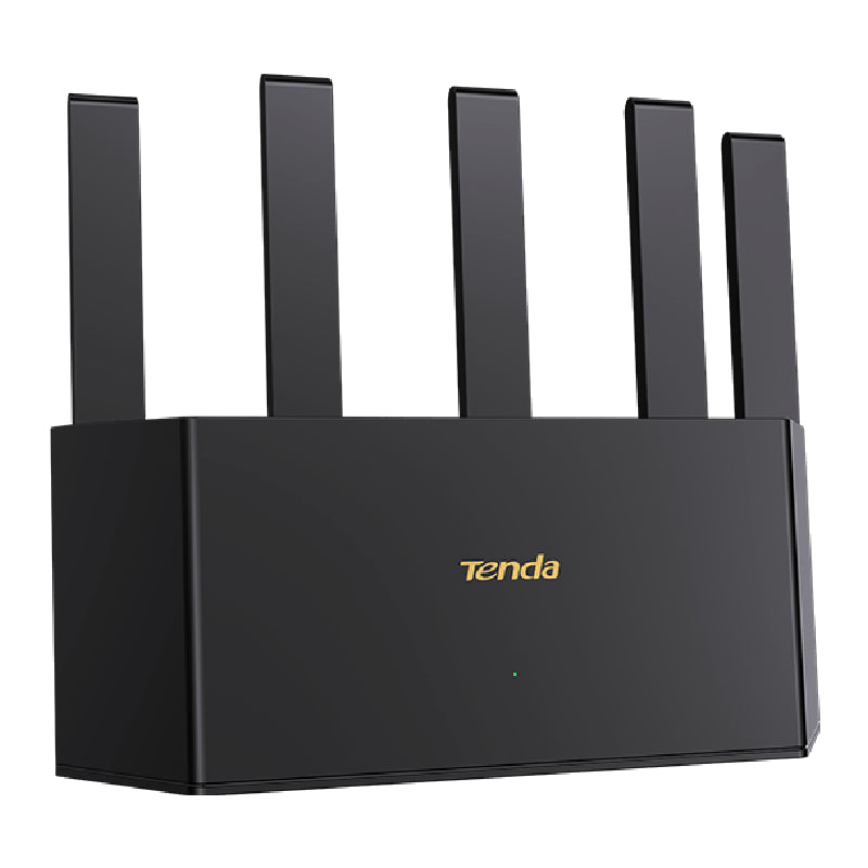 Tenda TX2L Pro AX1500 Dual Band Gigabit Wi-Fi 6 Router, 4 Ports, 5 Antenna, 10/100Mbps - Black