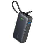 Anker Nano Power Bank, 30W, Built-In USB-C Cable, A1259H11 - Black