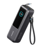 Anker Zolo Power Bank 25000mAh, 165W, Built-in USB-C Cables, A1695H11 - Black