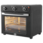 IDO Electric Air Fryer With Oven and Grill, 28 Litres, 1600 Watts, TOAF28-BK - Black