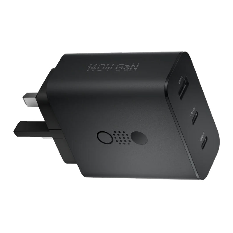 CMF By Nothing Wall Charger, 140 Watt, 3 Ports, C-282 - Black