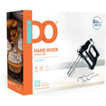 IDO Hand Mixer, 500 Watt, 5 Speeds, HM500-BK - Black 