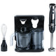 Hand Blender with Stand 800 Watt 600 ml with Whisk and Chopper HBLG800-WH