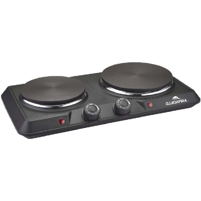 Armadillo Hot plate 2 eyes, 1900-2250W , ARM-SDA-HP-BK-0000 - Black