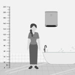 Tornado Electric Water Heater 40 L Enamel LED lamp, TEEE-40MW - Silver