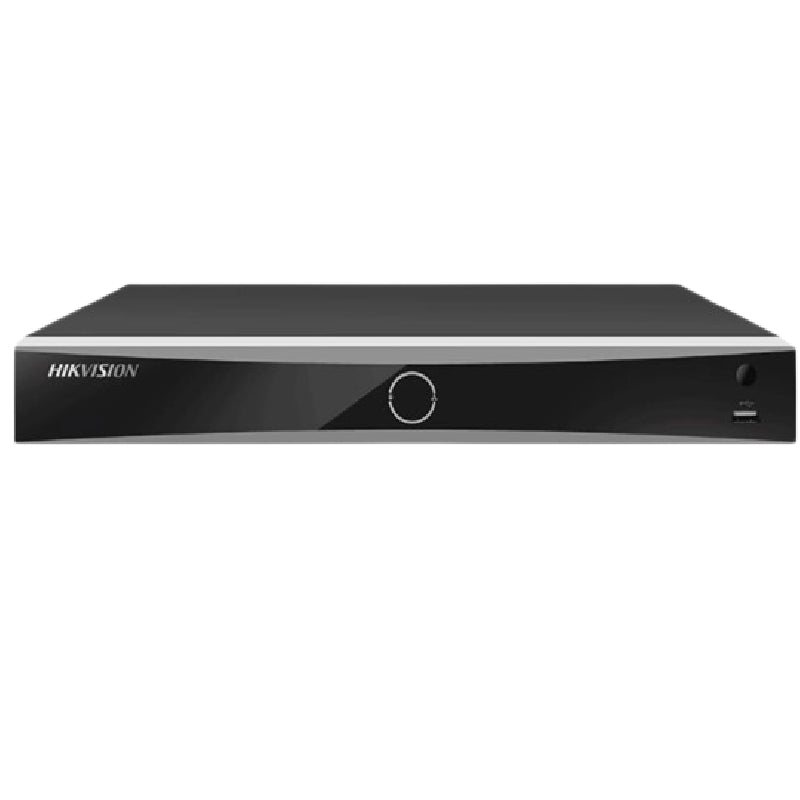 Hikvision NVR 8-Ch, 4K,1U K Series AcuSense, DS-7608NXI-K2/8P - Black