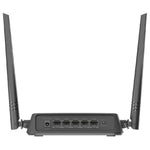 D-Link Wireless N300 Router, 300Mbps, 4 x 10/100M LAN port, 1 x 10/100M WAN port, DIR-612M - Black 