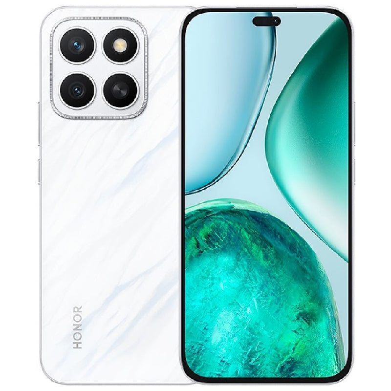 Honor X8C 8GB Ram, 512GB - Moonlight White + Free Gift Honor Earbuds X6