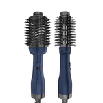 Rush Brush V2 Pro Hair Straightener Brush, 1300 Watt - Navy Blue