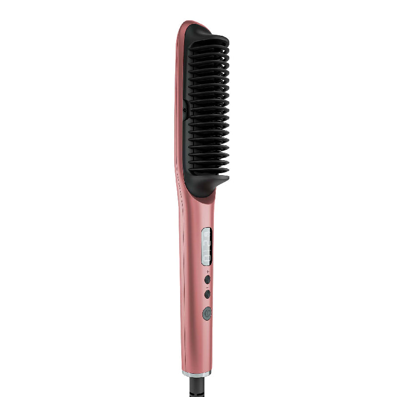 Rush Brush S2 Elite Hair Straightener Brush - Rose Gold