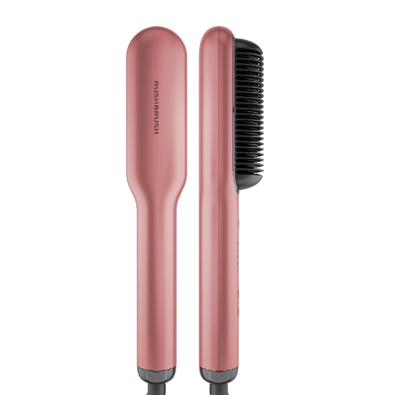 Rush Brush S2 Pentium Hair Straightener Brush, 220°C - Rose Gold