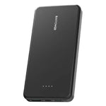 RavPower RP-PB1215 PD Power Bank, 15W, 3 Ports, 10000 mAh - Black