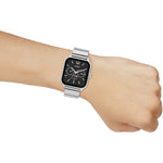 Casio Watch For Women&Men With Stainless steel Band, MTP-M305D-1A2VDF - Silver
