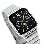 Casio Watch For Women&Men With Stainless steel Band, MTP-M305D-1A2VDF - Silver