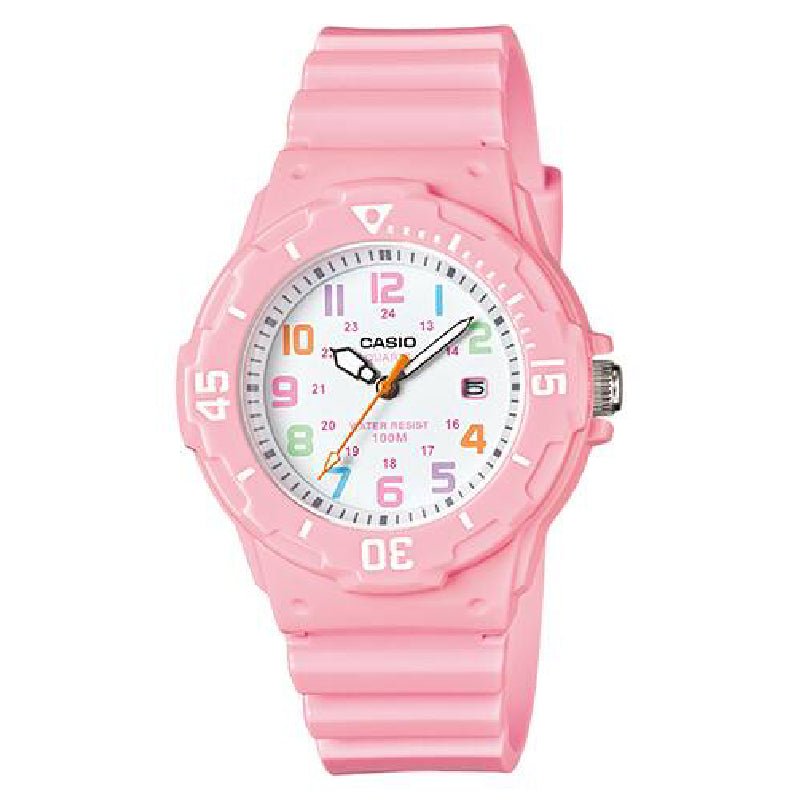 Casio Analog Watch For Women With Resin Band, LRW-200H-4B2VDF - Pink