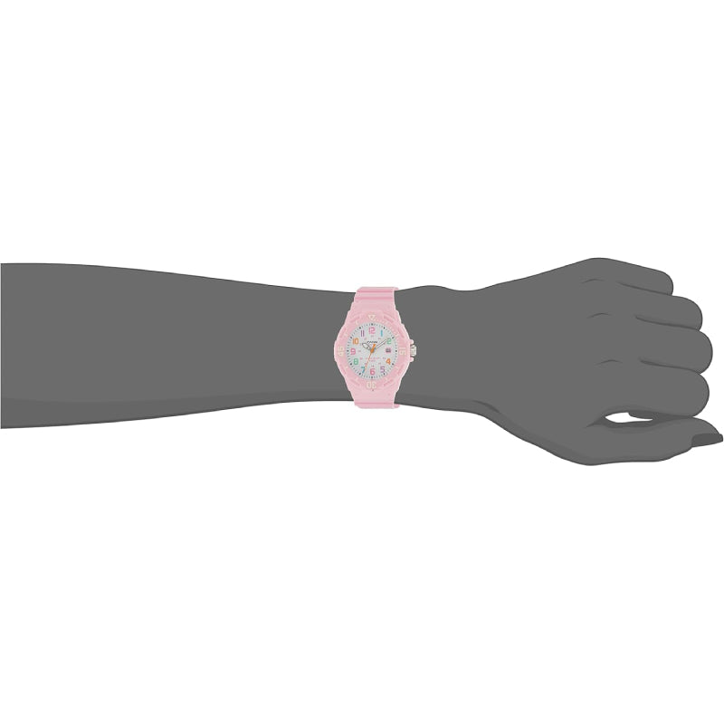 Casio Analog Watch For Women With Resin Band, LRW-200H-4B2VDF - Pink