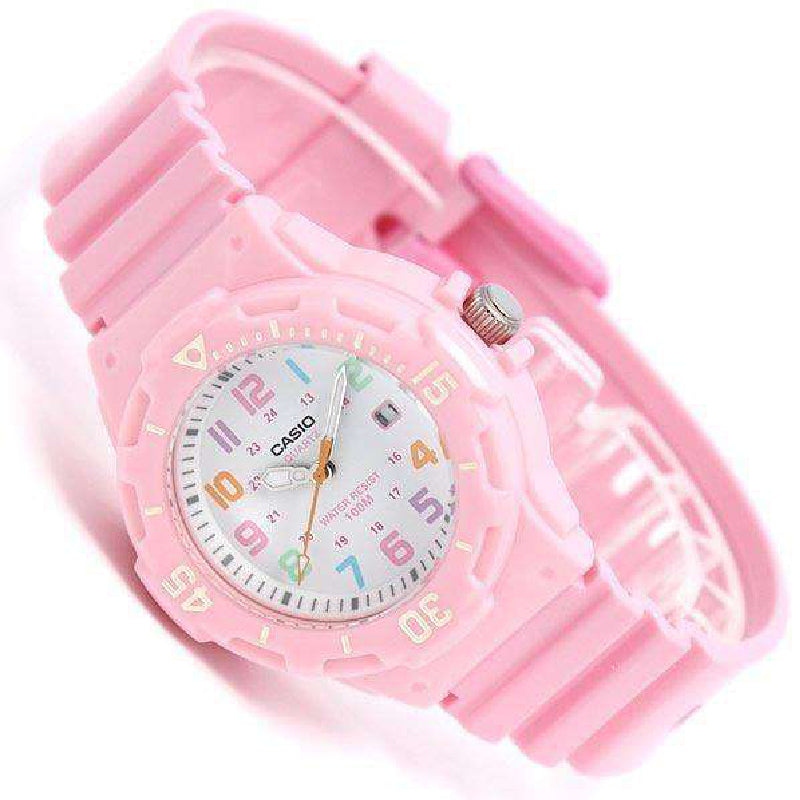Casio Analog Watch For Women With Resin Band, LRW-200H-4B2VDF - Pink
