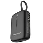  Powerology 10000 mAh Power Bank With USB-C Cable, 20W, PPBCHA66-BK - Black