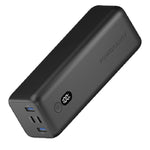 Powerology Onyx 30000mAh Dual USB-C Power Bank, 100W, PP020 - Black