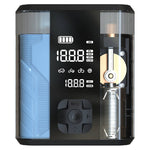 Powerology 8800mAh Jump Start Air Compressor, PPBCHA47-TP - Transparent
