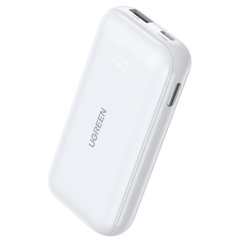 Ugreen PB501 Fast Charger Power Bank 10000 mAh, 30W - White