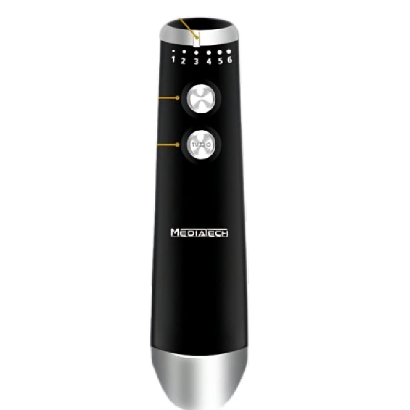 Media Tech MT-HB300 Hand Blender, Stainless Steel, 6 Speeds - Black