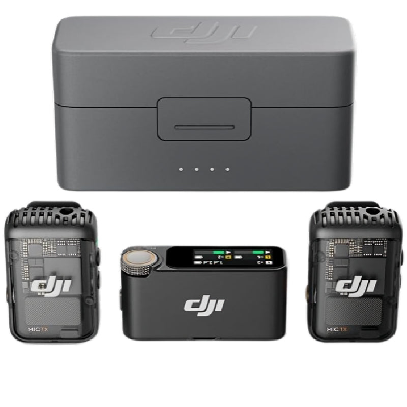 DJI Mic 2 (2 TX + 1 RX + Charging Case) - Black