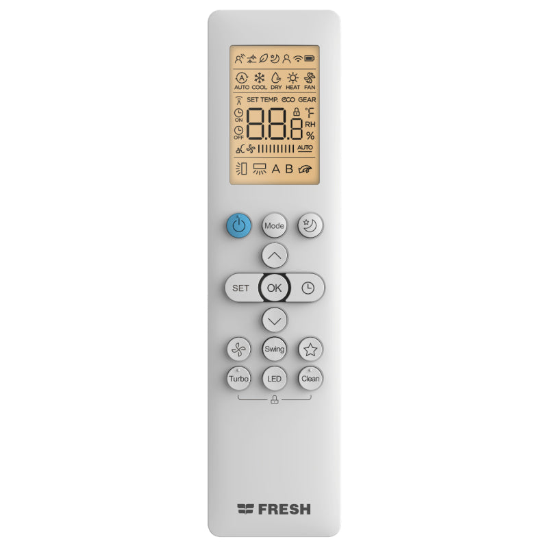 Fresh Turbo Air Conditioner 1.5 HP, Cool, FUFW12C/IW-AG - White 