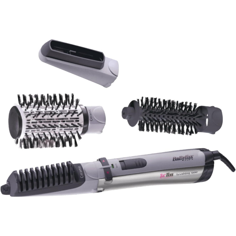 Babyliss Electric Hair Straightening Brush, 2735E - Silver