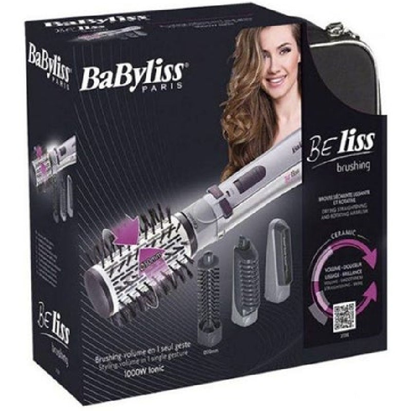 Babyliss Electric Hair Straightening Brush, 2735E - Silver