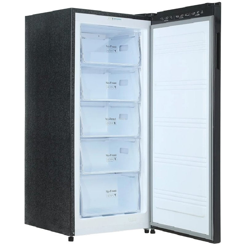 Fresh Upright Freezer, 5 Drawers, FNU-LR250BC - Black 