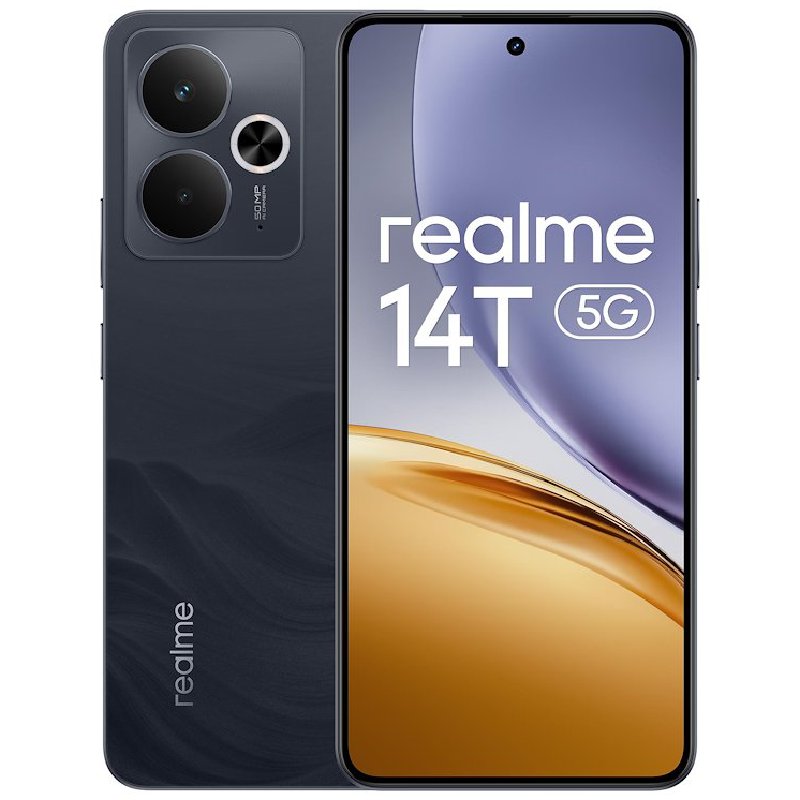 Realme 14T 5G, 8GB Ram, 256GB - Obsidian Black