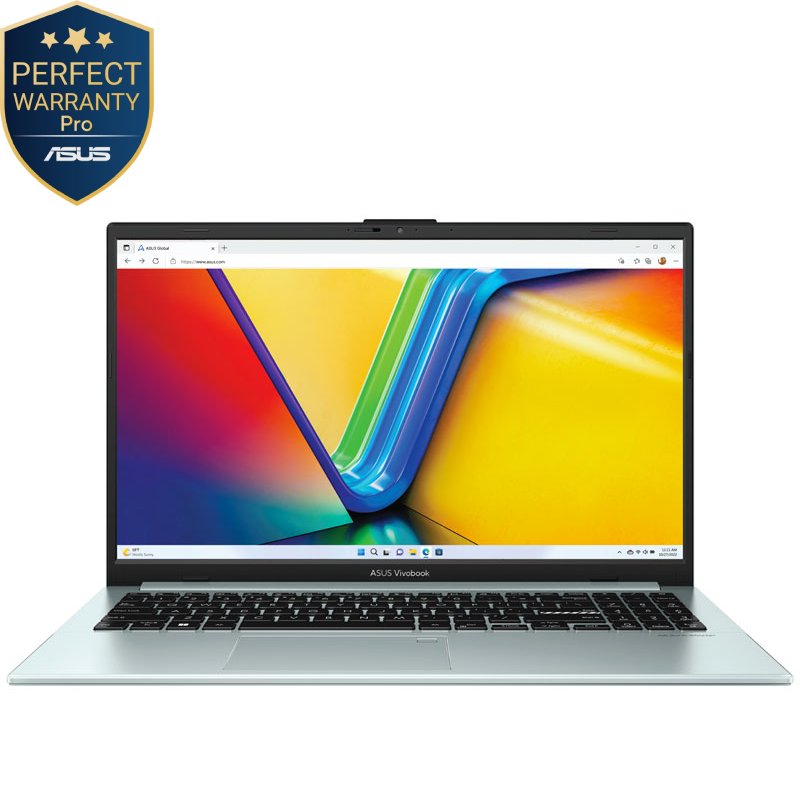 Asus Vivobook Go 15 LapTop, AMD Ryzen™ 3 7320U, 8GBRAM, 256GB SSD, AMD Radeon™ , 15.6'' FHD, E1504FA- BQ823W - Green Grey