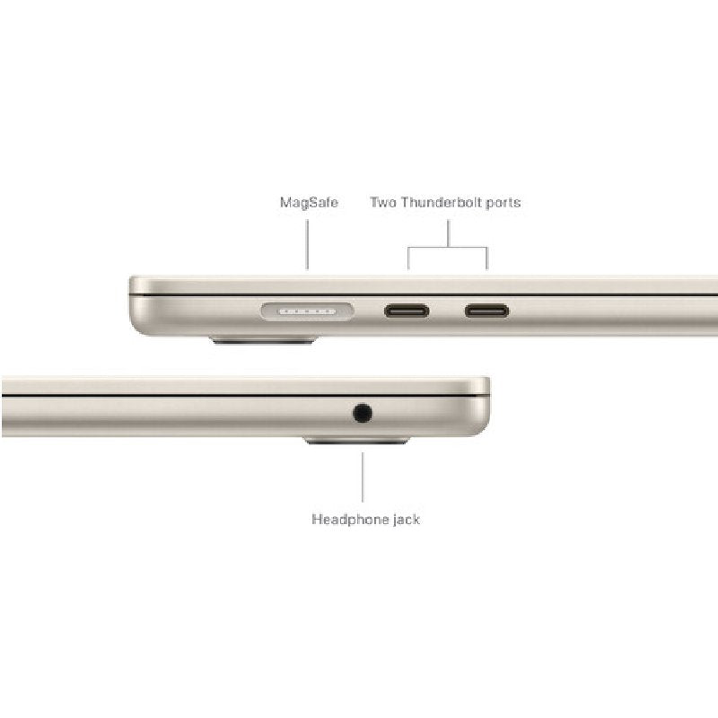 Apple MacBook Air 15" M3 chip 8GB, 256GB SSD, MRYR3LL/A - Starlight