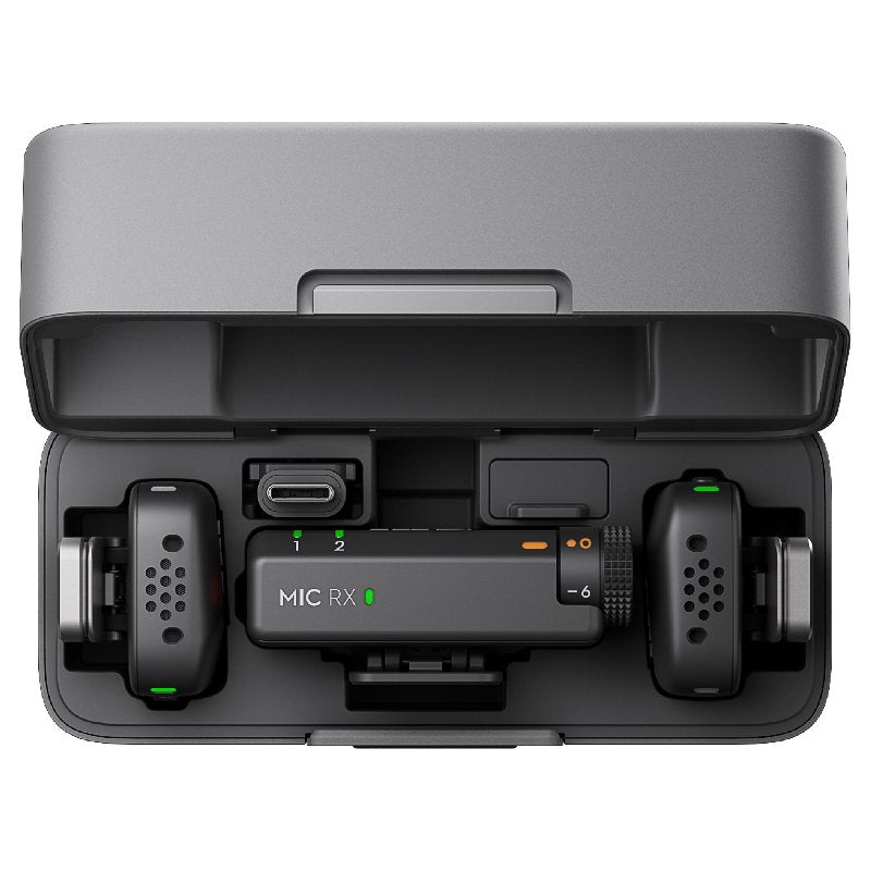 DJI Mic Mini  (2 TX + 1 RX + Charging Case) - Black