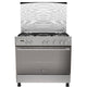 Zanussi Cool Max Gas Cooker 90 x 60 CM 5 Burners Full Safety Digital Screen Fan ZCG94396XB