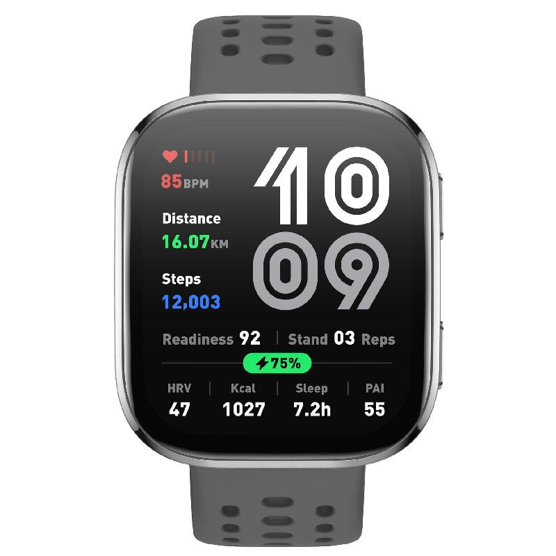 Amazfit Bip 6 Smart Watch, 1.97" - Charcoal