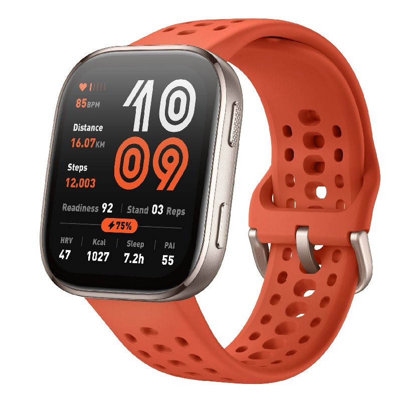 Amazfit Bip 6 Smart Watch, 1.97" - Red