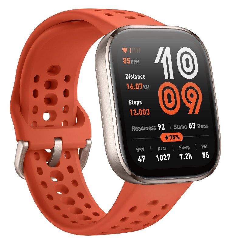 Amazfit Bip 6 Smart Watch, 1.97" - Red
